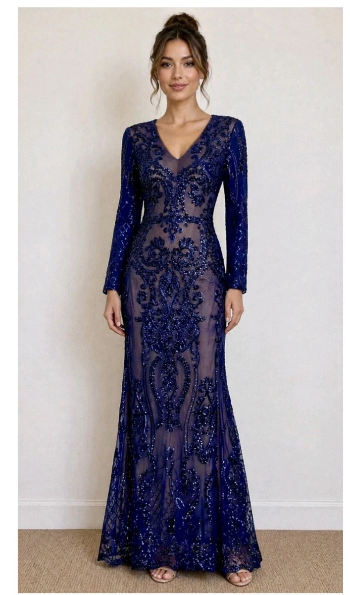 bariano blue sequin dress Sequins Dresses for Women for sale | Shop with Afterpay Maxi dresses Shimmer and