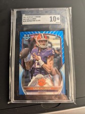 Cade Klubnik /199 Blue 2022 Bowman Chrome U University Clemson SGC 10 Gem Mint