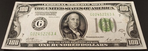 Series of 1928 A $100 Federal Reserve Note, FRB Chicago! Fr. #2151-G. NO RESERVE - Picture 2 of 4