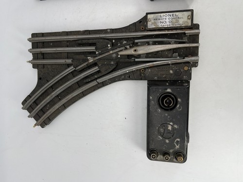 Lionel #022 O Gauge Lot of (2) Switch Track Left/Right Fair Condition - Picture 2 of 9