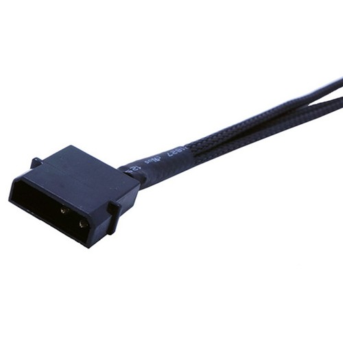 Copper Molex 4 Way 3Pin/4Pin Computer Power Fan Splitter Adapter Cable 12V A.R2 - Afbeelding 3 van 5