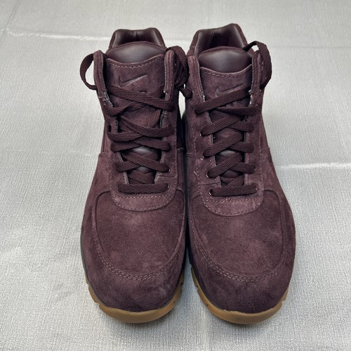 Nike Herren Air Max Goadome Stiefel Wildleder Tief Burgund/Gummi 865031-602 Größe 10,5 - Bild 2 von 6