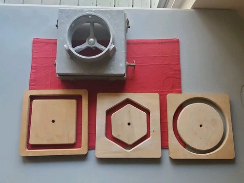 Scott Creek Expansion Box & Wood Die Kit For 4" Pottery Ceramics Supplies Rare