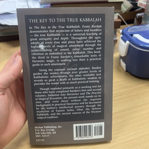 The Key to the True Kabbalah by Franz Bardon (2002, Trade Paperback) - Picture 3 of 13