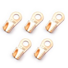 40a Copper Wire Lug Battery Cable End Terminal Crimp-Type 5pcs 