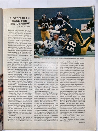 1976 PRESTON PEARSON COWBOYS Sports Illustrated Jan 5 Vikings - Picture 12 of 16