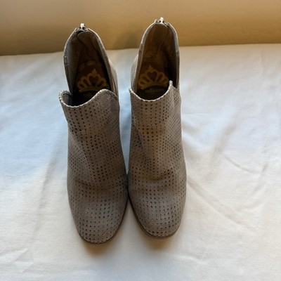 Fergalicious by Fergie Taupe Boot Women Size 7  with Zipper