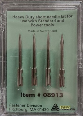 Avery Dennison Heavy Duty Standard Needle Kit Metal Manual Model 08913
