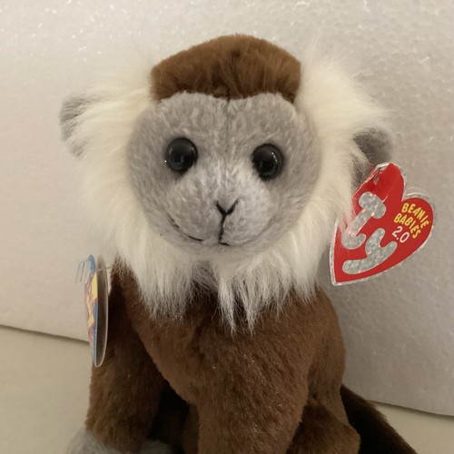 TY Beanie Babies 2.0 Jungle La Scimmia 7" 2008 con etichette - Foto 3 di 6