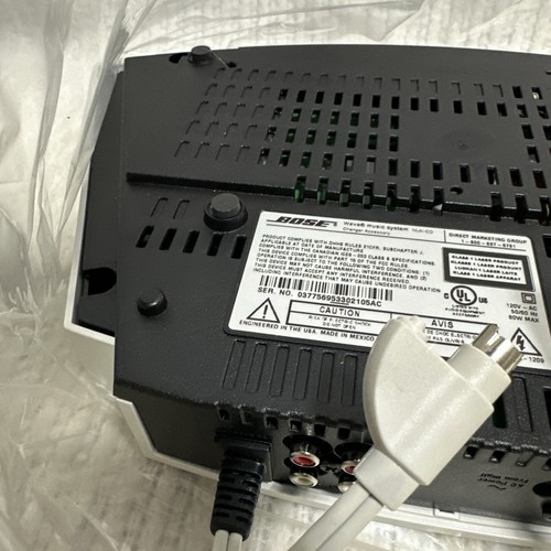Bose Wave Music System Multi-CD Changer Accessory Platinum WhiteRetail Packaging - Picture 12 of 16