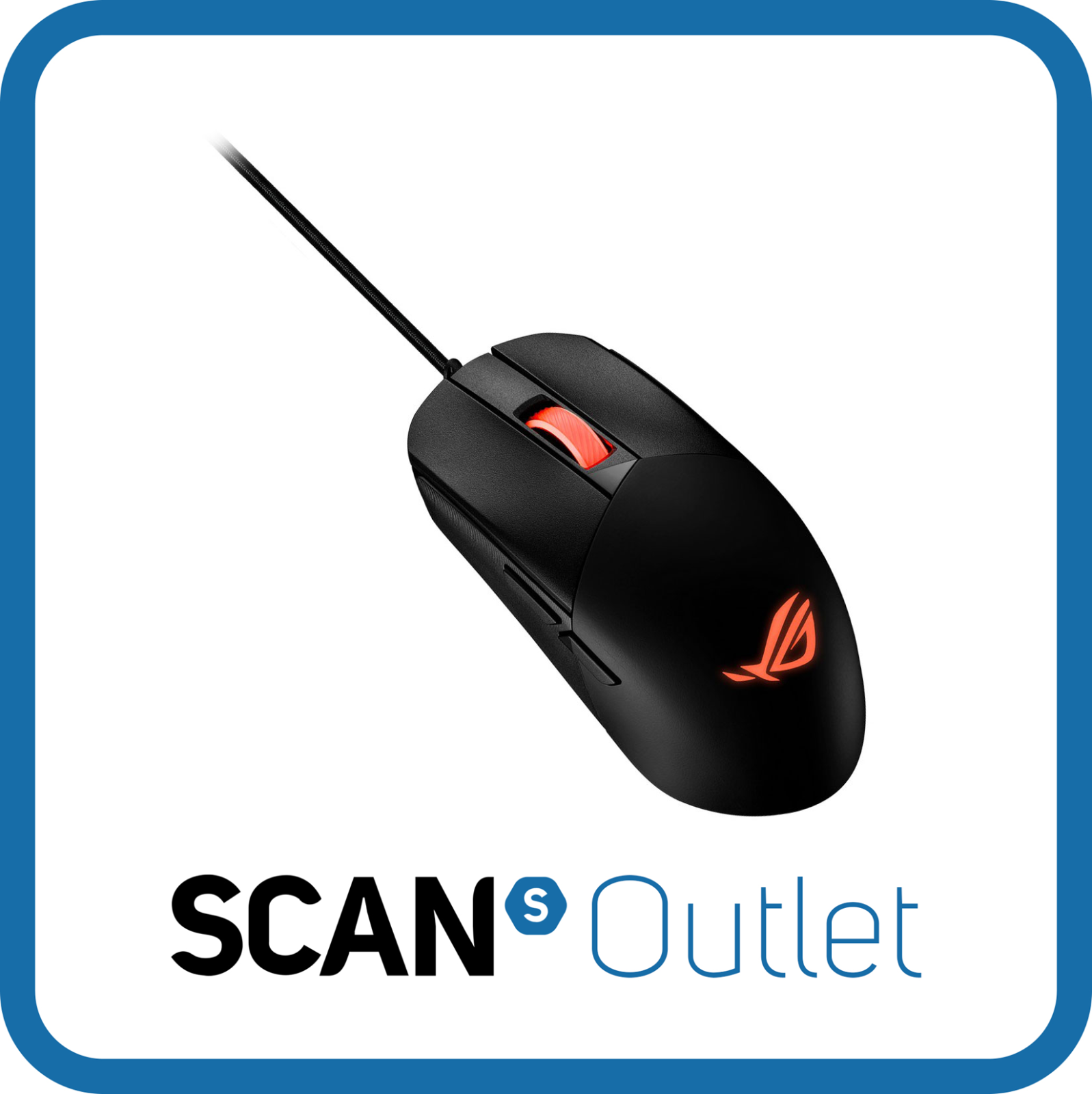 ASUS ROG Strix Impact III Ambidextrous Optical Gaming Mouse