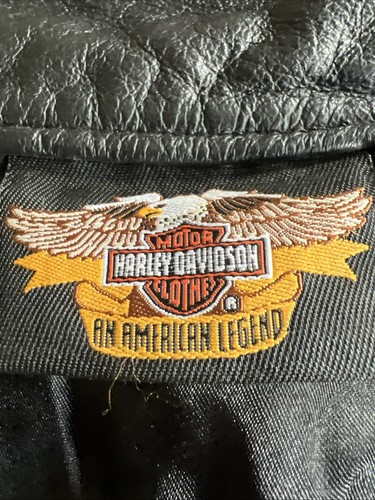 Harley Davidson Women's Black Leather Riding Chaps Size Large Daytona - Picture 11 of 23