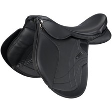18" Equitare Harmony Synthetic AP English Saddle - 5 Interchangeable Gullets