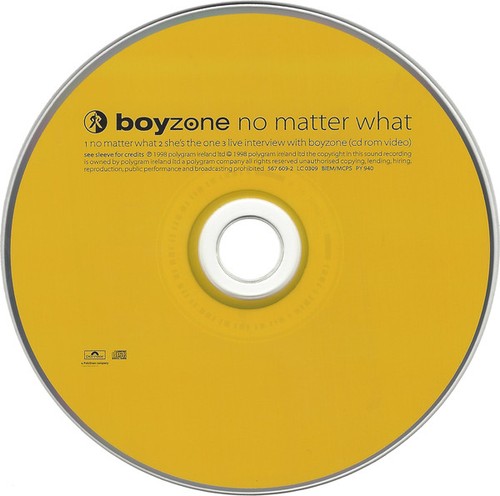 Boyzone (Boy Band) No Matter What CD UK Polydor 1998 5676092 - Picture 3 of 3