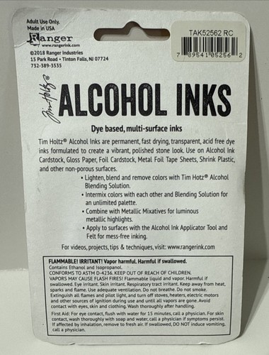 Ranger Tim Holtz Alcohol Ink .5oz 3/Pkg-Retro Cafe-Pool/Pink Sherbert/Espresso - Picture 2 of 3
