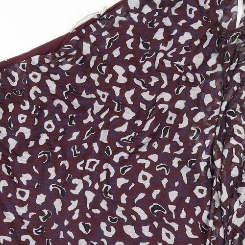 Top donna Kookai viola stampa animalier taglia 2 - Foto 11 di 12