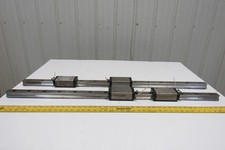 Heller MC16 Z Axis Runner Block & Rails 43-15/16" OAL Star Size 35 Lot of 2