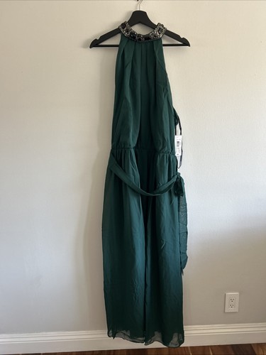Bisou Bisou Maxi Sleeless Cocktail Special Occasion Green Dress Sz 24W NWT - Picture 1 of 17