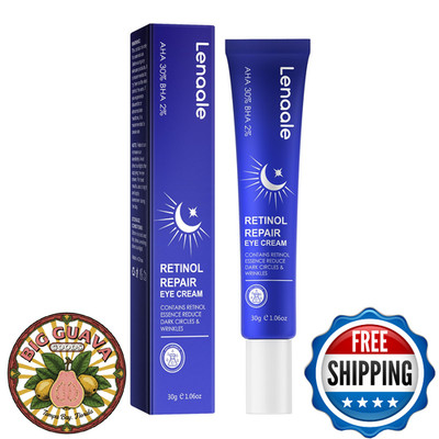 Retinol Eye Cream, Hydrating Under Eye Care Daily Wrinkle Cream, Infused with AH