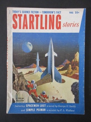 Startling Stories Pulp Magazine Alex Schomburg Art Sci-Fi Horror 1954 FN+ SHARP
