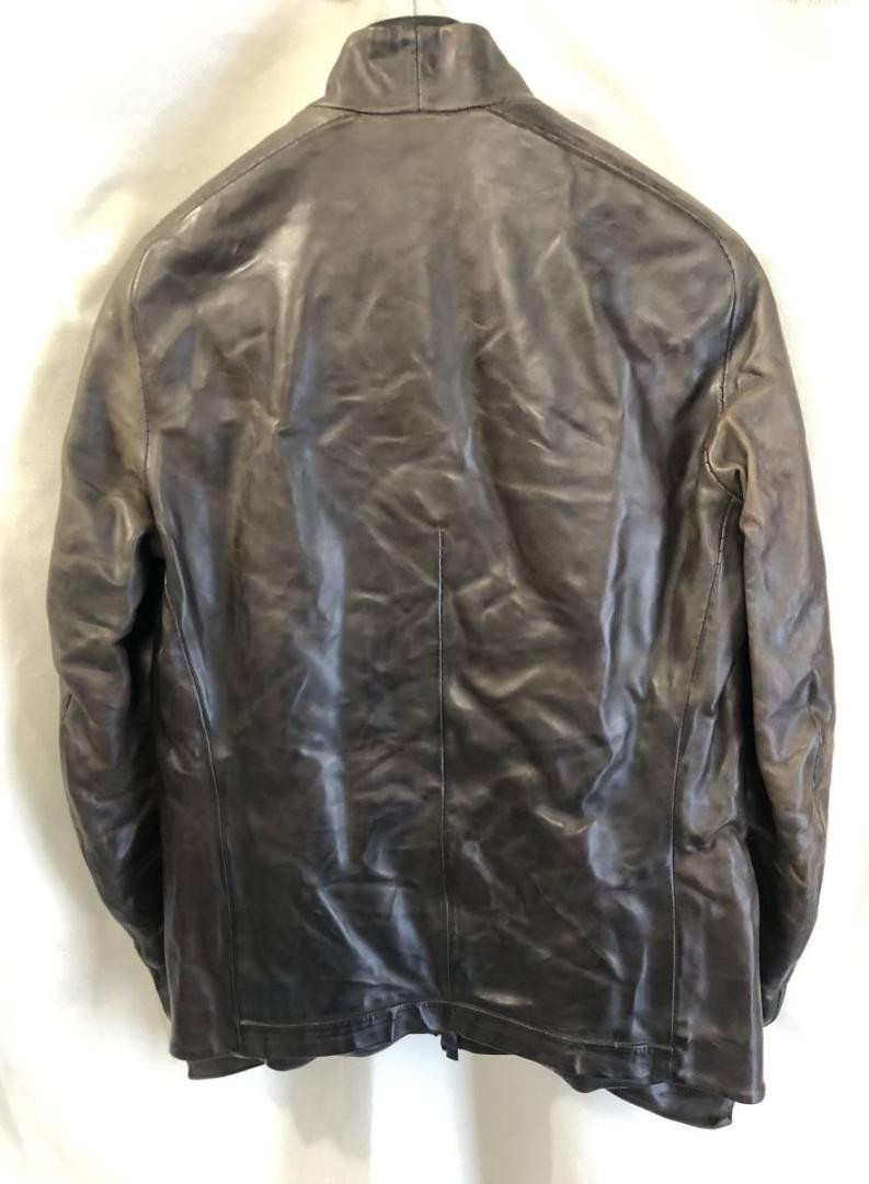 hide-m | GUIDI LAYER-0 Men AVM Aviator Leather Jacket, black