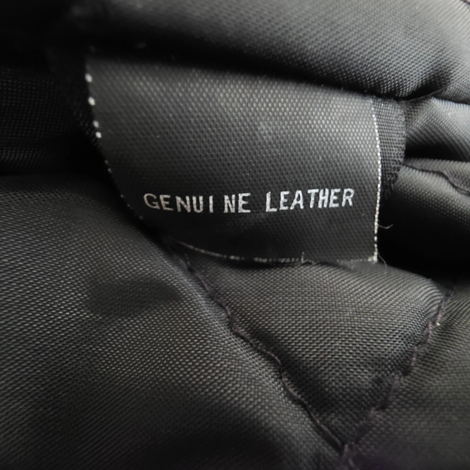Vtg Custom Chrome Gear Large Leather Motorcycle Jacket Made In USA Talon Zippers - product detail image 6
