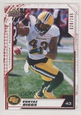 2020 Upper Deck CFL Red 20/165 Vontae Diggs #153 gd1