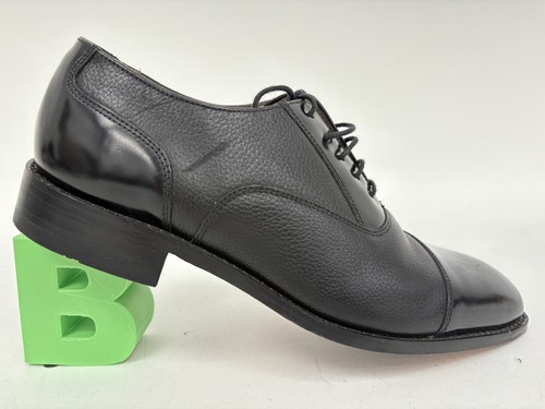Loake Black Oxford Style Men's Shoes UK 6.5 Lifestyle Bibury Leather Pre Loved 