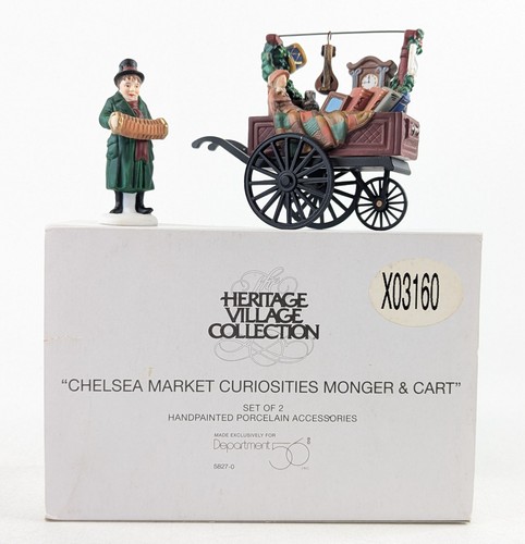 Caja Department 56 Dickens Village Chelsea Market Curiosidades Monger & Cart 58270 - Imagen 1 de 5