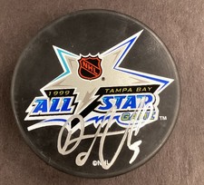 Darryl Sydor Signed Hockey Puck NHL 1999 Tampa Bay All-Star Game Autograph TPG