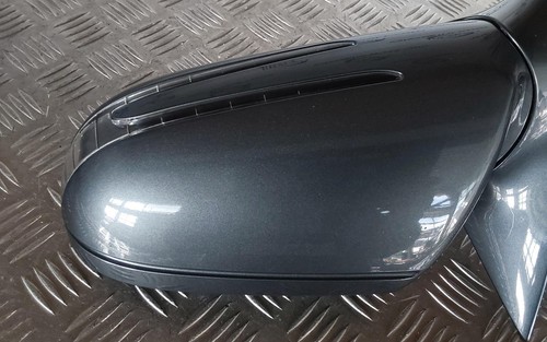 LEFT DOOR MIRROR MERCEDES CLS W219 2004-2010 368 FLINT GREY METALLIC - Picture 11 of 14