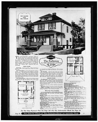Fullerton,Sears,Roebuck,Co,dwellings,Honor Bilt Modern historic photo