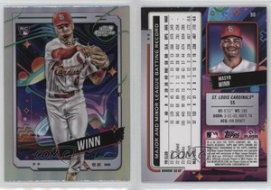 2024 Topps Cosmic Chrome Refractor Masyn Winn #90 Rookie RC