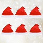 12 Pcs Kids' Party Headwear Hat Decorations Christmas Cap Santa Hats
