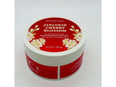 New Bath & Body Works Japanese Cherry Blossom Whipped Body Butter