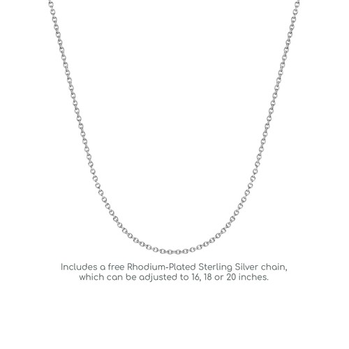 9ct White Gold Jewelco London Diamond Block Initial ID Charm Pendant Letter X - Picture 2 of 4