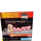 Bounce Pet Hair & Lint Guard Dryer Sheets 150 Count