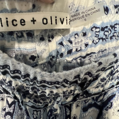 Alice + Olivia blau Strand Palazzo Hose Größe 6 gebraucht, in einwandfreiem Zustand - Bild 3 von 4