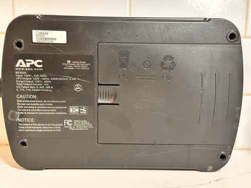 APC Back-UPS ES 550 BE550G 8-Outlet Battery Back Up Surge Protector, NO BATTERY - Picture 2 of 4