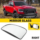 Exterior Mirror Glass Power Heated RH Passenger Side for Dodge Ram 1500 2500 EXV