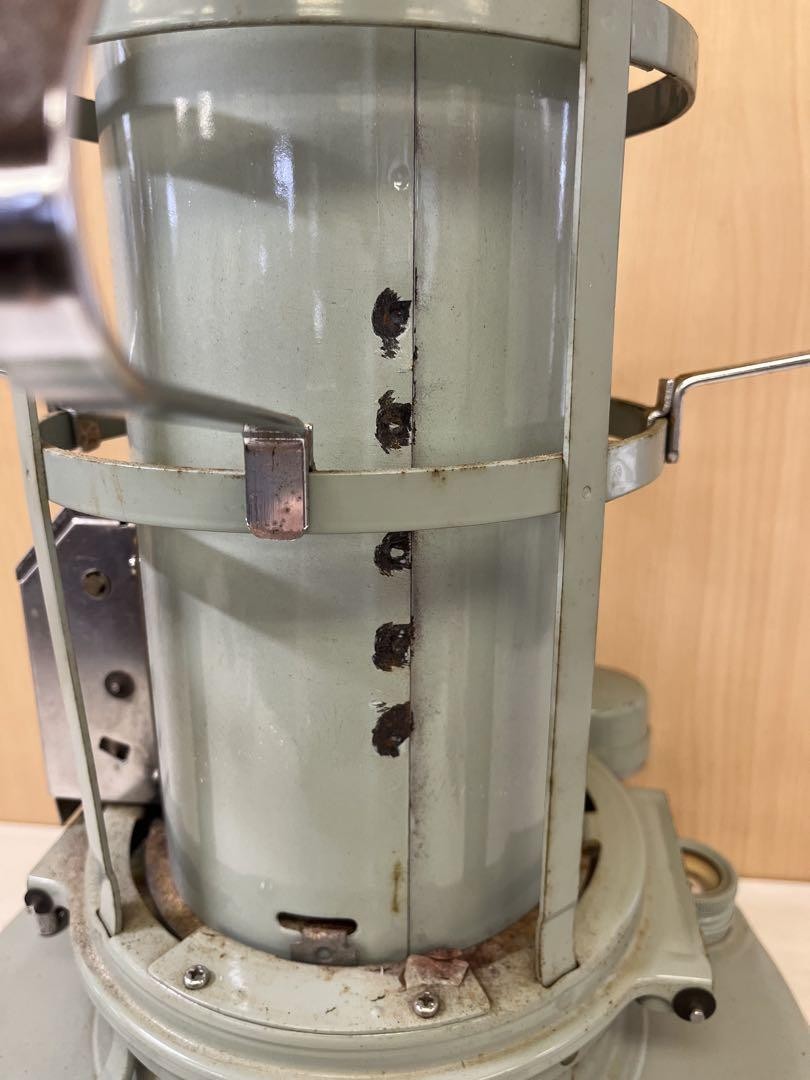 Aladdin Blue Flame Heater J380003 Green with Fuel Tank Used