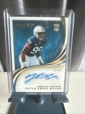 2020 Panini Immaculate Rookie Auto /99 Yetur Gross-Matos #RA-YGM Auto RC