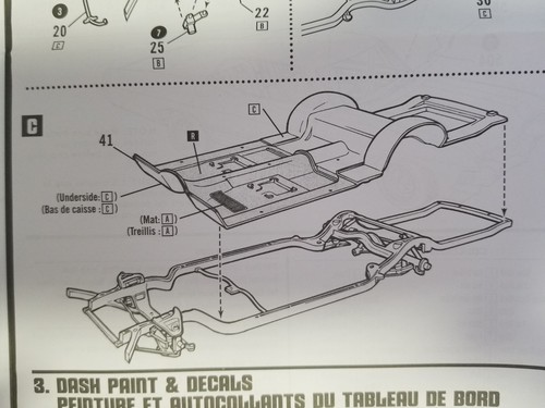 67 Chevy Impala Floor aus AMT 1:25 Modellbausatz Supernatural 1967 Chevrolet - Bild 7 von 8