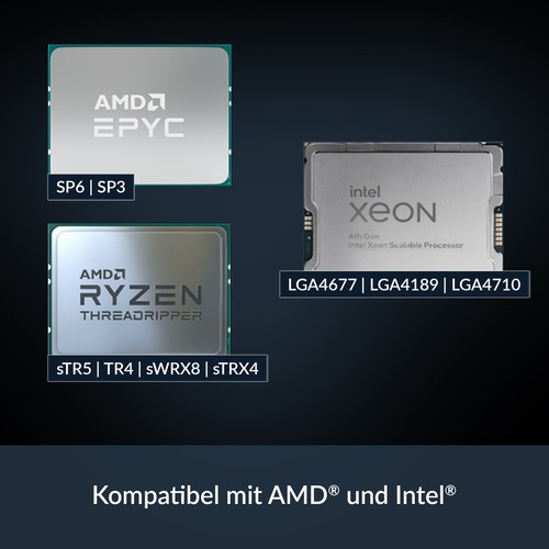 ARCTIC Freezer 4U-M (Rev.2) Server CPU Kühler AMD/Intel, LGA4189 LGA4710 LGA4677 - Bild 3 von 8
