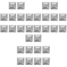  3 Pieces Pfostendeckel Zaunpfahlkappe Eisenzaunpfostenkappen Zaunaufsätze