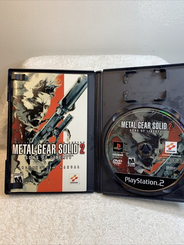 Metal Gear Solid 2 Sons of Liberty PS2 PlayStation 2 Black Label CIB Mint Disc - Picture 12 of 24