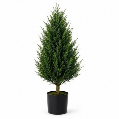 3  Topiary Cypress Artificial Tree Home Decor UV Indoor-Outdoor