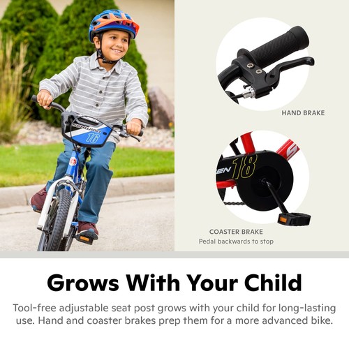 Schwinn Koen BMX Style Kleinkind und Kinder Fahrrad für Mädchen und Jungen 18 Zoll - Bild 4 von 7