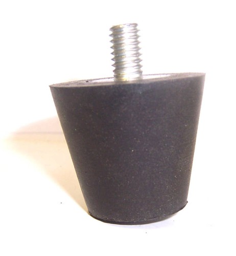 RUBBER BUMPER SNUBBER BUMP STOP FOOT FEET 1/2" STUD - Picture 3 of 3