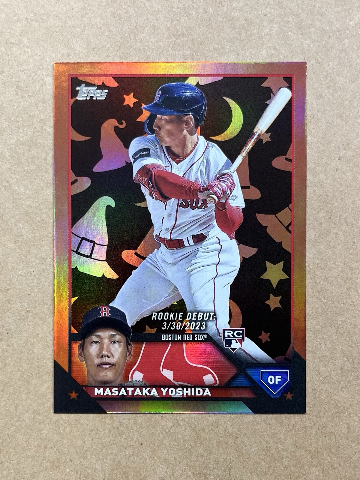 2023 Topps Update Masataka Yoshida Rookie Debut /5 Witch Hat Foil Boston Red Sox
